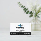 Cartes de visite professionnelles avec votre logo (Debout devant)