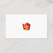 Cartes de visite professionnelles de conception (Dos)