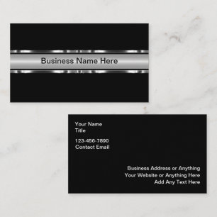 Cartes de visite professionnelles de construction
