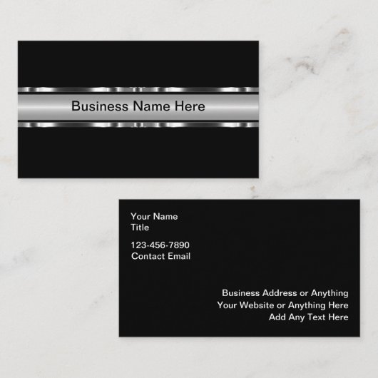 Cartes de visite professionnelles de construction (Devant / Derrière)