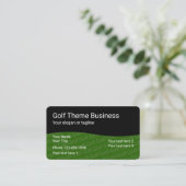 Cartes de visite professionnelles de golf (Debout devant)