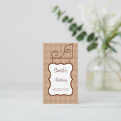 Cartes de visite professionnelles de style vintage (Debout devant)