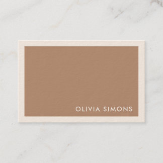 Cartes de visite professionnelles minimalistes