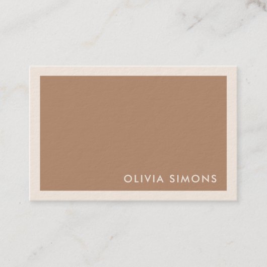 Cartes de visite professionnelles minimalistes (Devant)
