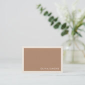 Cartes de visite professionnelles minimalistes (Debout devant)
