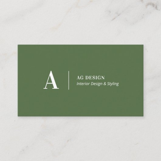 Cartes de visite professionnelles minimalistes mod (Devant)