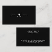 Cartes de visite professionnelles minimalistes sim (Devant / Derrière)