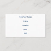 Cartes de visite Professionnelles Mod Mosaïque (Dos)