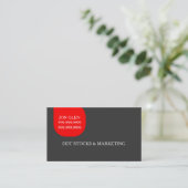 Cartes de visite professionnelles modernes pour le (Debout devant)