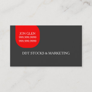 Cartes de visite professionnelles modernes pour le