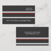Cartes de visite professionnelles modernes pour le (Devant / Derrière)