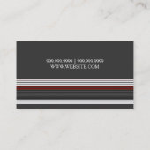 Cartes de visite professionnelles modernes pour le (Dos)
