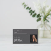 Cartes de visite professionnelles pour agents immo (Debout devant)
