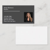 Cartes de visite professionnelles pour agents immo (Devant / Derrière)