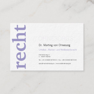 Cartes de visite professionnelles pour avocat viol