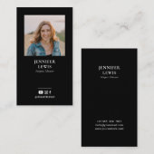 Cartes de visite professionnelles pour les réseaux (Devant / Derrière)
