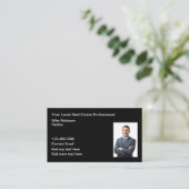 Cartes de visite professionnelles simples pour age (Debout devant)