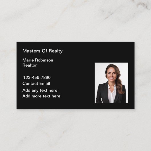Cartes de visite professionnelles simples pour la (Devant)
