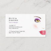 Cartes de visite professionnels (Dos)