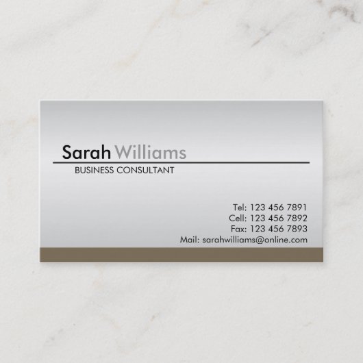 Cartes de visite professionnels (Devant)