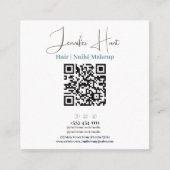 cartes de visite professionnels avec code QR (Devant)