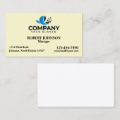 Cartes de visite professionnels avec votre logo (Devant / Derrière)