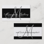 Cartes de visite professionnels Black Gold (Devant / Derrière)