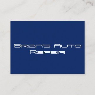 Cartes de visite professionnels bleus solides