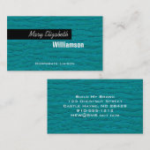 Cartes de visite professionnels Blue Modern (Devant / Derrière)