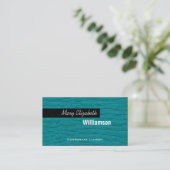 Cartes de visite professionnels Blue Modern (Debout devant)