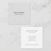 Cartes de visite professionnels classiques de (Devant / Derrière)