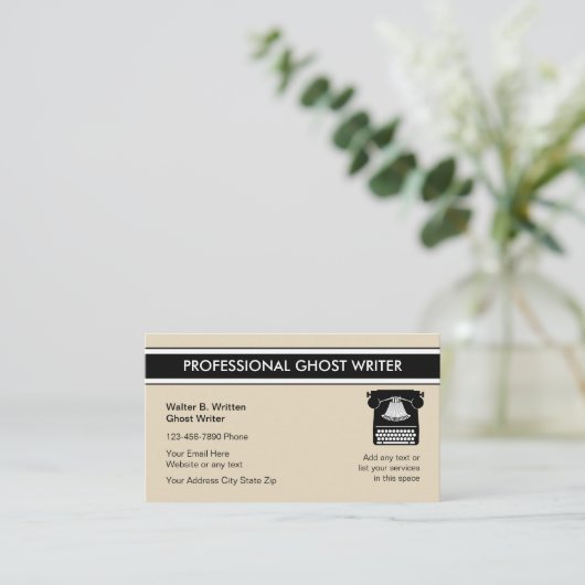 Cartes de visite professionnels d'auteur de (Debout devant)