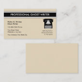 Cartes de visite professionnels d'auteur de (Devant / Derrière)