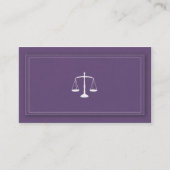 Cartes de visite professionnels d'avocat dans le (Devant)