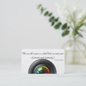 Cartes de visite professionnels de citation de (Debout devant)