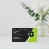 Cartes de visite professionnels de création de pod (Debout devant)