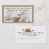 Cartes de visite professionnels de cuisson de (Devant / Derrière)