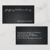 Cartes de visite professionnels de la fibre de car (Devant / Derrière)