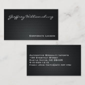 Cartes de visite professionnels de la fibre de car (Devant / Derrière)