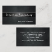 Cartes de visite professionnels de la fibre de car (Devant / Derrière)