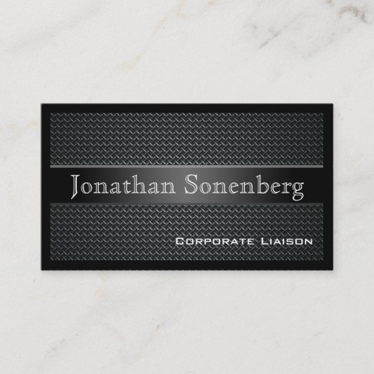 Cartes de visite professionnels de la fibre de car (Devant)