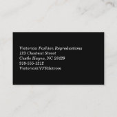 Cartes de visite professionnels de la nature en cu (Dos)