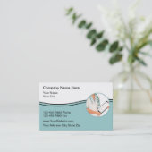 Cartes de visite professionnels de la santé Médica (Debout devant)