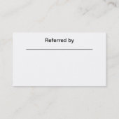 Cartes de visite professionnels de l'Auto Broker (Dos)