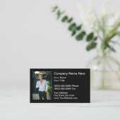 Cartes de visite professionnels de l'immobilier (Debout devant)