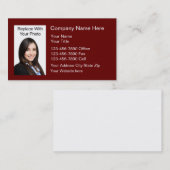 Cartes de visite professionnels de l'immobilier ph (Devant / Derrière)