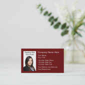 Cartes de visite professionnels de l'immobilier ph (Debout devant)