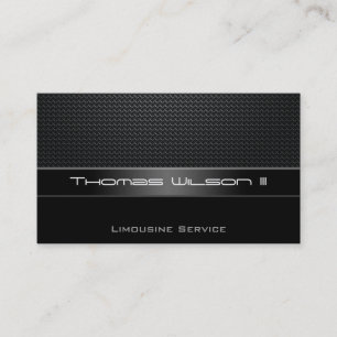Cartes de visite professionnels de limousine de