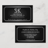 Cartes de visite professionnels de mandataire (Devant / Derrière)