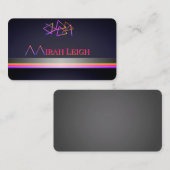 Cartes de visite professionnels de massage de salo (Devant / Derrière)